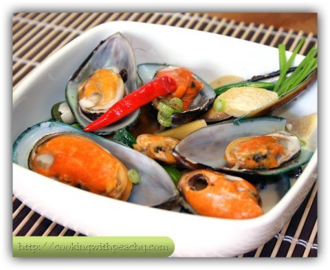 Mussels in Coconut Milk Thai Style recipe