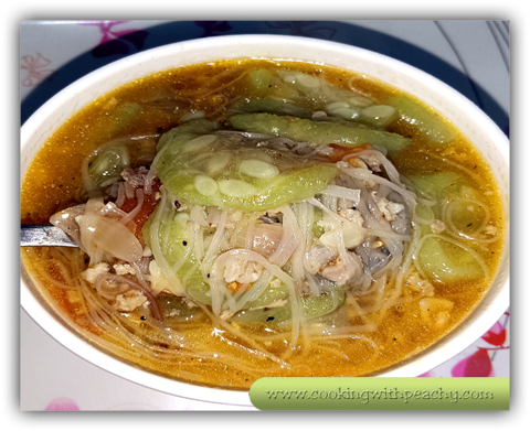 ginisang patola with miswa 480x391