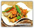 Fried Fish Fillet with Vegetables