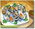 Steamed Mussels in Lemon and Butter Dipping